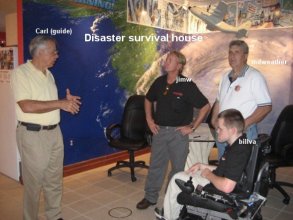 jim williams at hurricane survival house